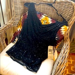 NWT Marina sequined shirt.